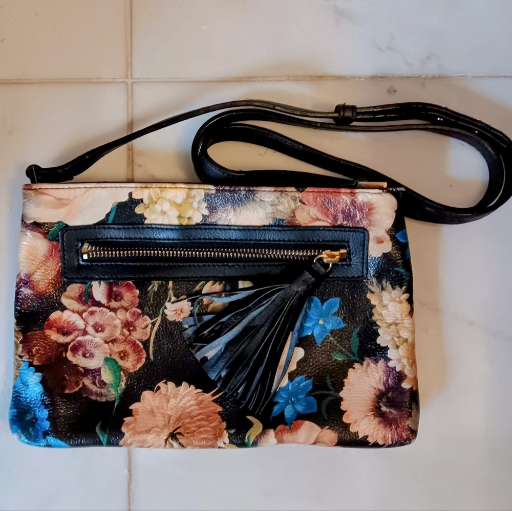 Halogen Nordstrom Floral Crossbody Bag